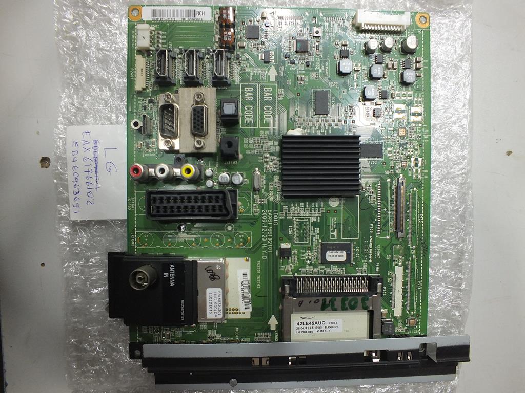 EAX61766102 (0)- EBU60963651- LG 42LE4500-ZA- LG 42LE4500- MAIN BOARD- ANAKART- T420HW07 V5- AU OPTRONICS